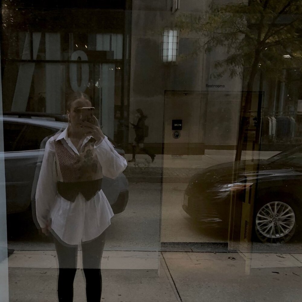 Vintage Velvet & Sheer Floral Strapless Mini Dress - Picture 3 of 7